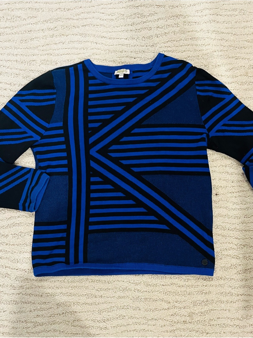 KENZO Girl Blue Crewneck Sweater Size 12